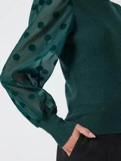 Y.A.S naisten pusero K-YASDOTME LS KNIT PULLOVER S. NOOS, Ponderosa Pine