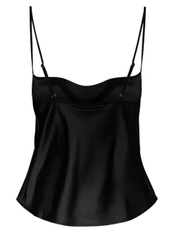 Y.A.S naisten toppi, YASSOFTLY STRAP SOLID TOP Musta