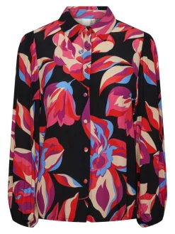 Y.A.S paitapusero, YASFIMA LS SHIRT S Musta Kuosi