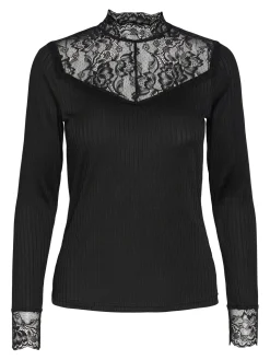 Y.A.S pusero, YASBLACE LS TOP Musta