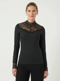 Y.A.S pusero, YASBLACE LS TOP Black